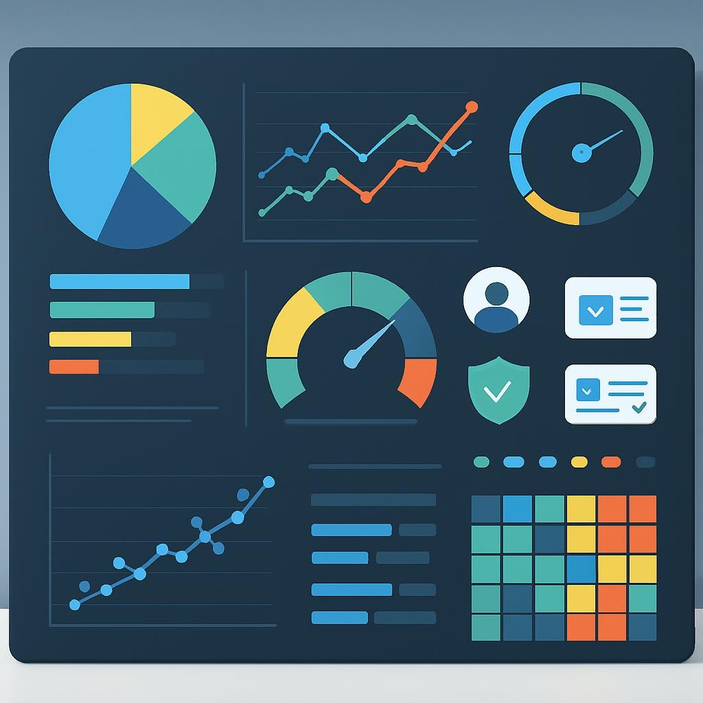 Advanced screening technology dashboard with risk assessment analytics